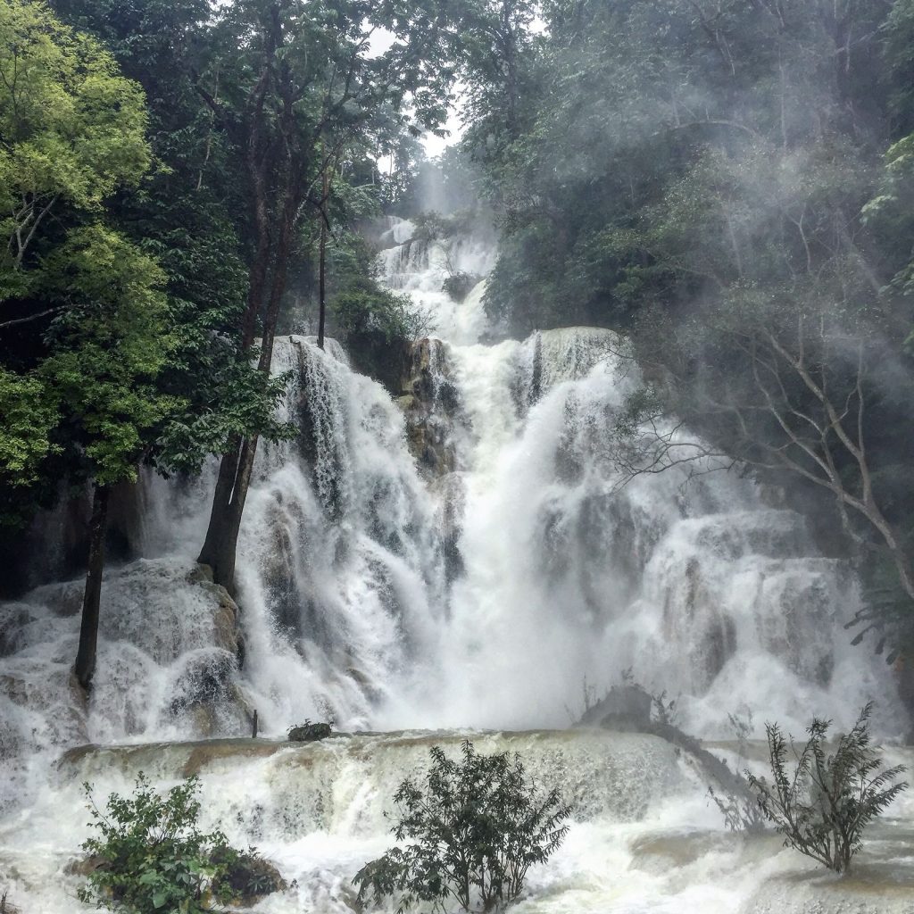 things to do outside luang prabang, luang prabang waterfall, best things to do Luang Prabang non touristy things to do in luang prabang laos, luang prabang things to do blog, luang prabang visiting temples in luang prabang, luang prabang temples map