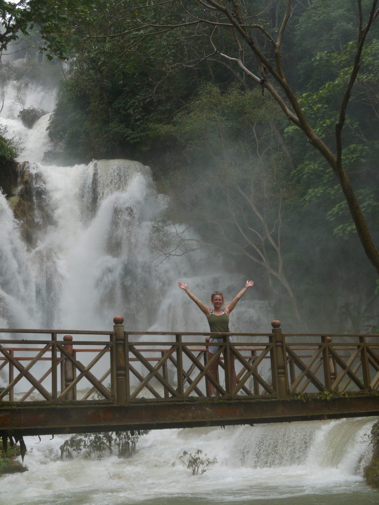 things to do outside luang prabang, luang prabang waterfall, best things to do Luang Prabang non touristy things to do in luang prabang laos, luang prabang things to do blog, luang prabang visiting temples in luang prabang, luang prabang temples map