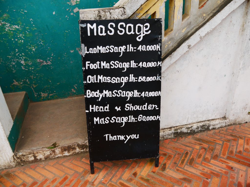Lao-style massage